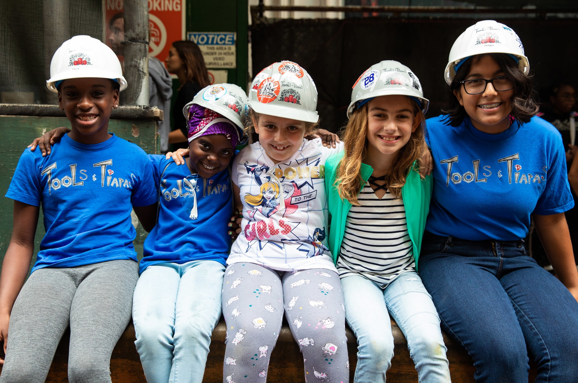 Tools & Tiaras is for young girls ages six to 14 and provides hands-on learning in carpentry, electrical, plumbing and automotive (mechanical, industrial and technical trades).