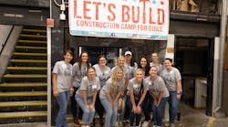 A group shot of camp attendees. A group shot of camp attendees.