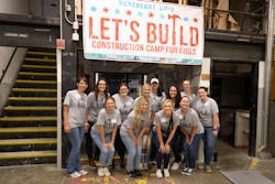 A group shot of camp attendees. A group shot of camp attendees.
