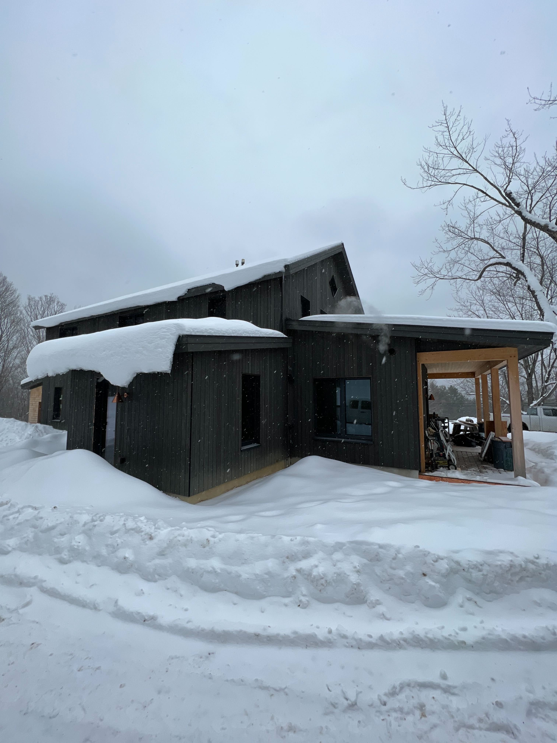 An exterior shot of the Jackson residence.