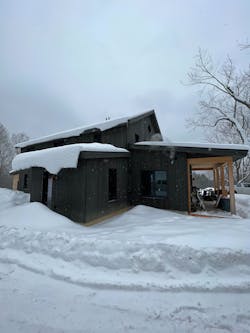 An exterior shot of the Jackson residence. An exterior shot of the Jackson residence.