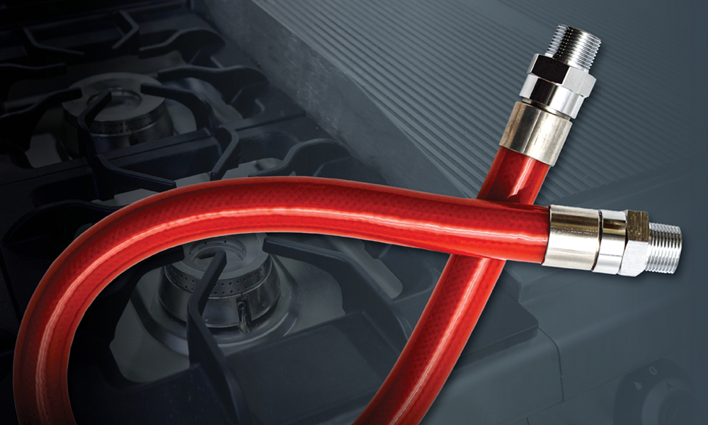 FALCON BIG RED STAINLESS GAS CONNECTORS