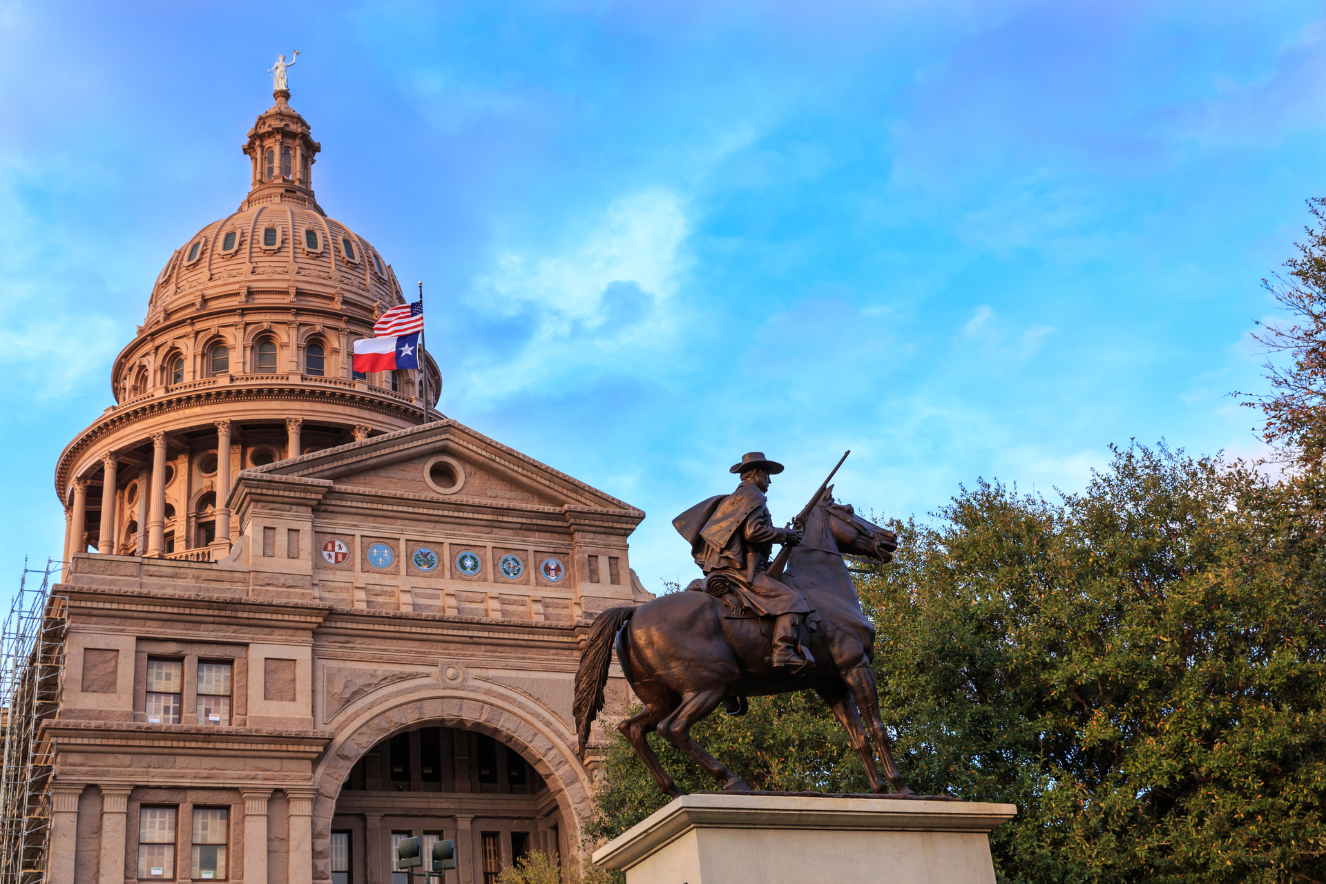 The Texas State Capitol in Austin.