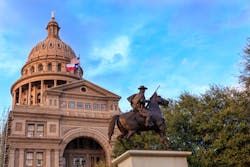 The Texas State Capitol in Austin. The Texas State Capitol in Austin.