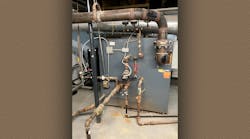 Take a close look at this side-view of the near boiler piping. Can you see what's missing? Take a close look at this side-view of the near boiler piping. Can you see what's missing?