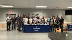 RIDGID employees at the Elyria Public Library. RIDGID employees at the Elyria Public Library.