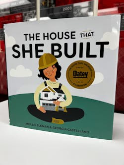 The House That She Built was written to introduce young readers to the construction trades, and promote the idea that 'jobs have no genders.' The House That She Built was written to introduce young readers to the construction trades, and promote the idea that 'jobs have no genders.'