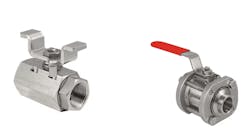 Manual two-piece and three-piece ball valves. Manual two-piece and three-piece ball valves.