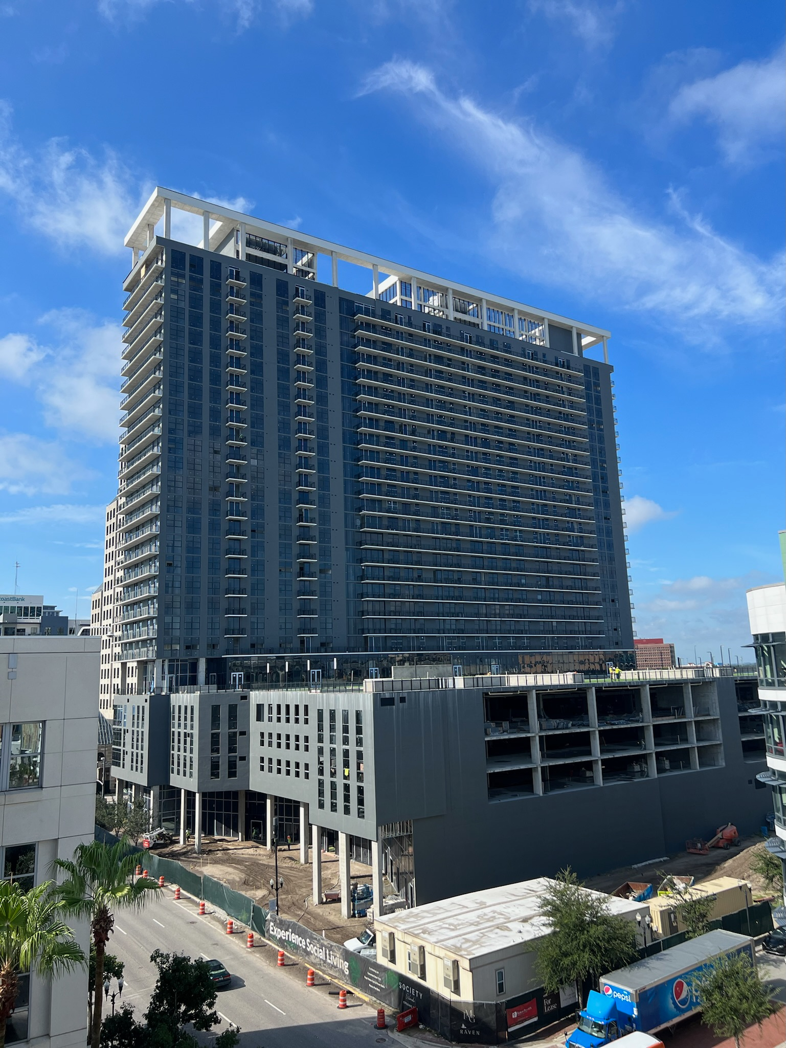 The Society Orlando, a two-tower, 1.5 million-square-foot, high-rise project, now under construction in downtown Orlando&rsquo;s Central Business District.