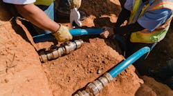 The new PPI eLearn course and the updated AWWA C904-22 can help installers meet the rapidly growing need to replace lead pipes with PEX. Photo courtesy of PPI-member company REHAU.