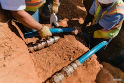 The new PPI eLearn course and the updated AWWA C904-22 can help installers meet the rapidly growing need to replace lead pipes with PEX. Photo courtesy of PPI-member company REHAU. The new PPI eLearn course and the updated AWWA C904-22 can help installers meet the rapidly growing need to replace lead pipes with PEX. Photo courtesy of PPI-member company REHAU.
