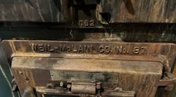 The tag from the second boiler mentioned in this column. The tag from the second boiler mentioned in this column.