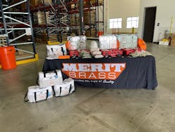 Company-branded merch offered at the recent open house. Company-branded merch offered at the recent open house.