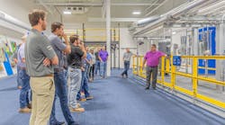 The 3,300-square-foot CDEC features hands-on exhibits that help mimic real-life scenarios for a career in the construction trades. The 3,300-square-foot CDEC features hands-on exhibits that help mimic real-life scenarios for a career in the construction trades.