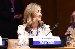 Denise Vaughn, Vice President - Environmental, Social and Governance, Ferguson represents the company at the United Nations Water Conference.