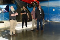 Accelerate 2023 attendees at the Peterson Automotive Museum.