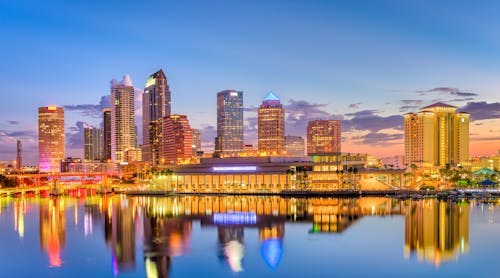 The Tampa, FL skyline.
