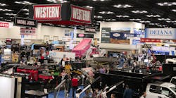 A view from the main exhibit hall during Work Truck Week 2023.