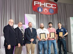 The 2023 PHCC Plumbing Apprentice Contest winners. The 2023 PHCC Plumbing Apprentice Contest winners.