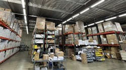 A view of the MAC Faucets warehouse.