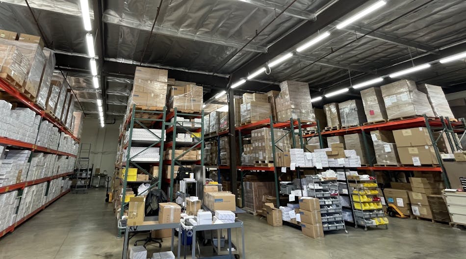 A view of the MAC Faucets warehouse.