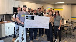 The High 5 Plumbing team donates a check for $3,000 to Hope House of Colorado. The High 5 Plumbing team donates a check for $3,000 to Hope House of Colorado.