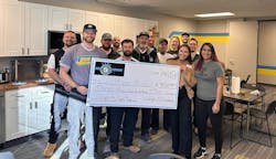 The High 5 Plumbing team donates a check for $3,000 to Hope House of Colorado. The High 5 Plumbing team donates a check for $3,000 to Hope House of Colorado.