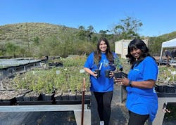 Rooter Hero volunteers helping on Earth Day. Rooter Hero volunteers helping on Earth Day.