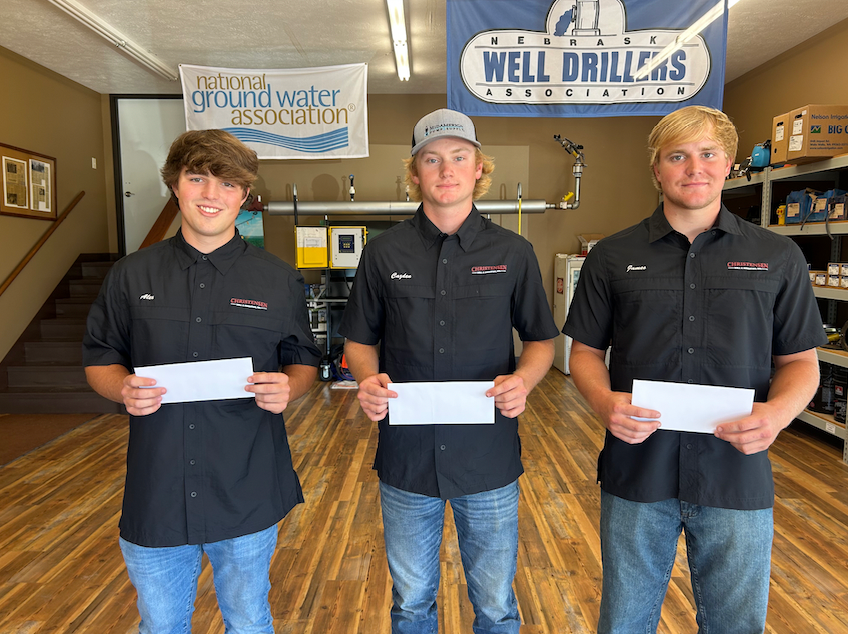 James, Alex and Cazden Christensen are just three of this year&rsquo;s GPDA scholarship program recipients. Their family-run business, Christensen Well & Irrigation, specializes in water well drilling services.