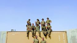 Germain in the United Arab Emirates, 2020: Germain's military experience instilled in him qualities such as innovative thinking, resilience and teamwork. Germain in the United Arab Emirates, 2020: Germain's military experience instilled in him qualities such as innovative thinking, resilience and teamwork.