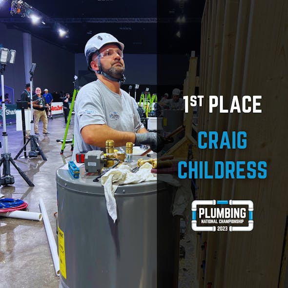 Plumbing Champ 1st Craig Childress