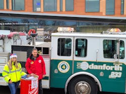 Employees from Danforth arriving at The Salvation Army’s headquarters on Main Street in downtown Buffalo, NY. Employees from Danforth arriving at The Salvation Army’s headquarters on Main Street in downtown Buffalo, NY.
