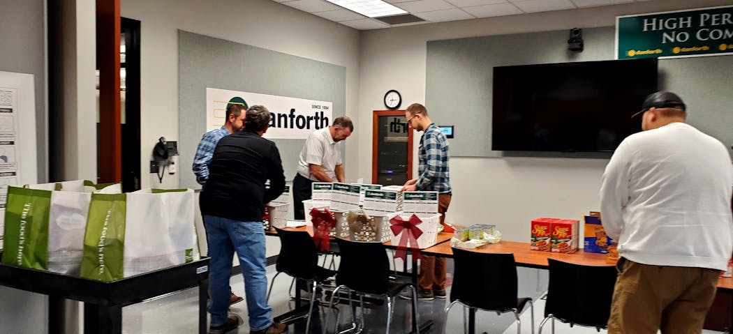 Danforth has been conducting an annual Veterans Holiday Food Drive at its Rochester office for the past six years. Danforth has been conducting an annual Veterans Holiday Food Drive at its Rochester office for the past six years.