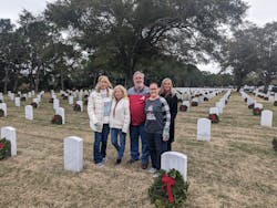 Marcone employees laying wreaths at Barrancas National Cemetery, Pensacola, Florida. Marcone employees laying wreaths at Barrancas National Cemetery, Pensacola, Florida.