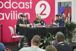 Two separate Podcast Pavilions will put the top voices from around the industry on stage, live and in-person. Two separate Podcast Pavilions will put the top voices from around the industry on stage, live and in-person.