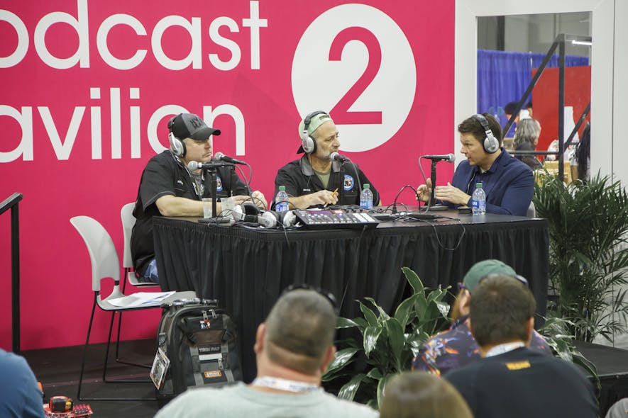 Two separate Podcast Pavilions will put the top voices from around the industry on stage, live and in-person.