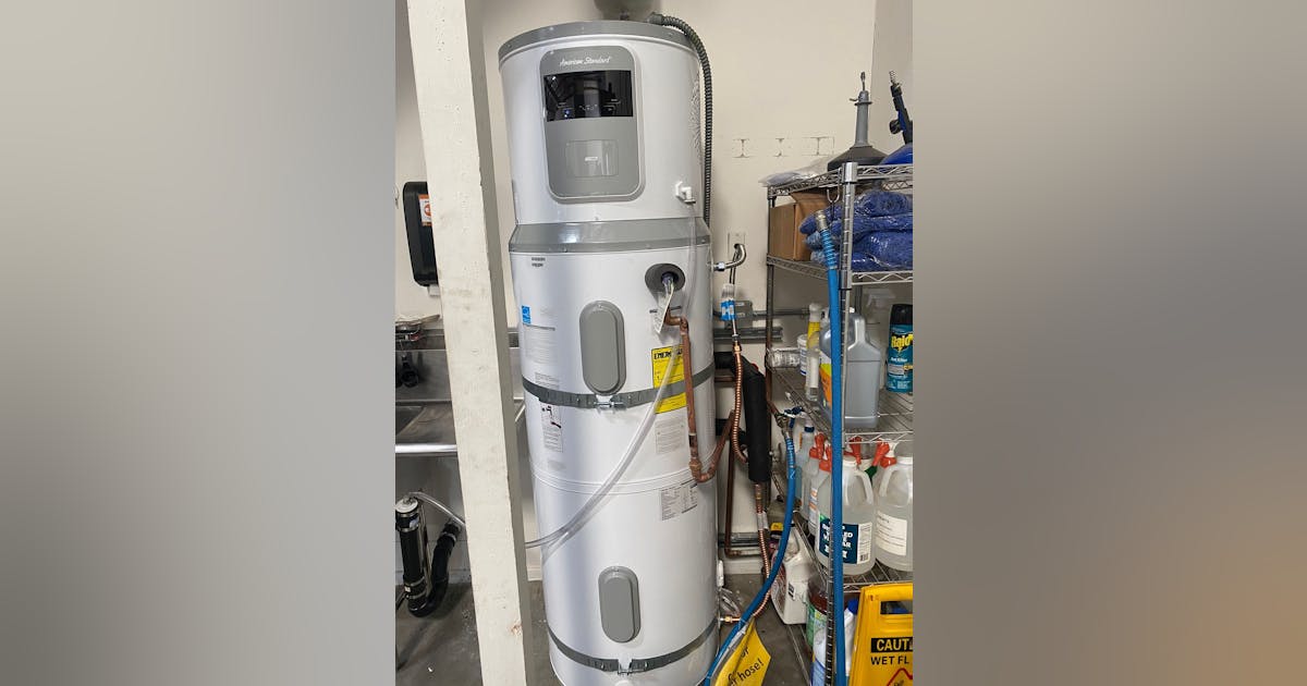 Hybrid Heat Pump Water Heater Aids Energy-Saving Goals