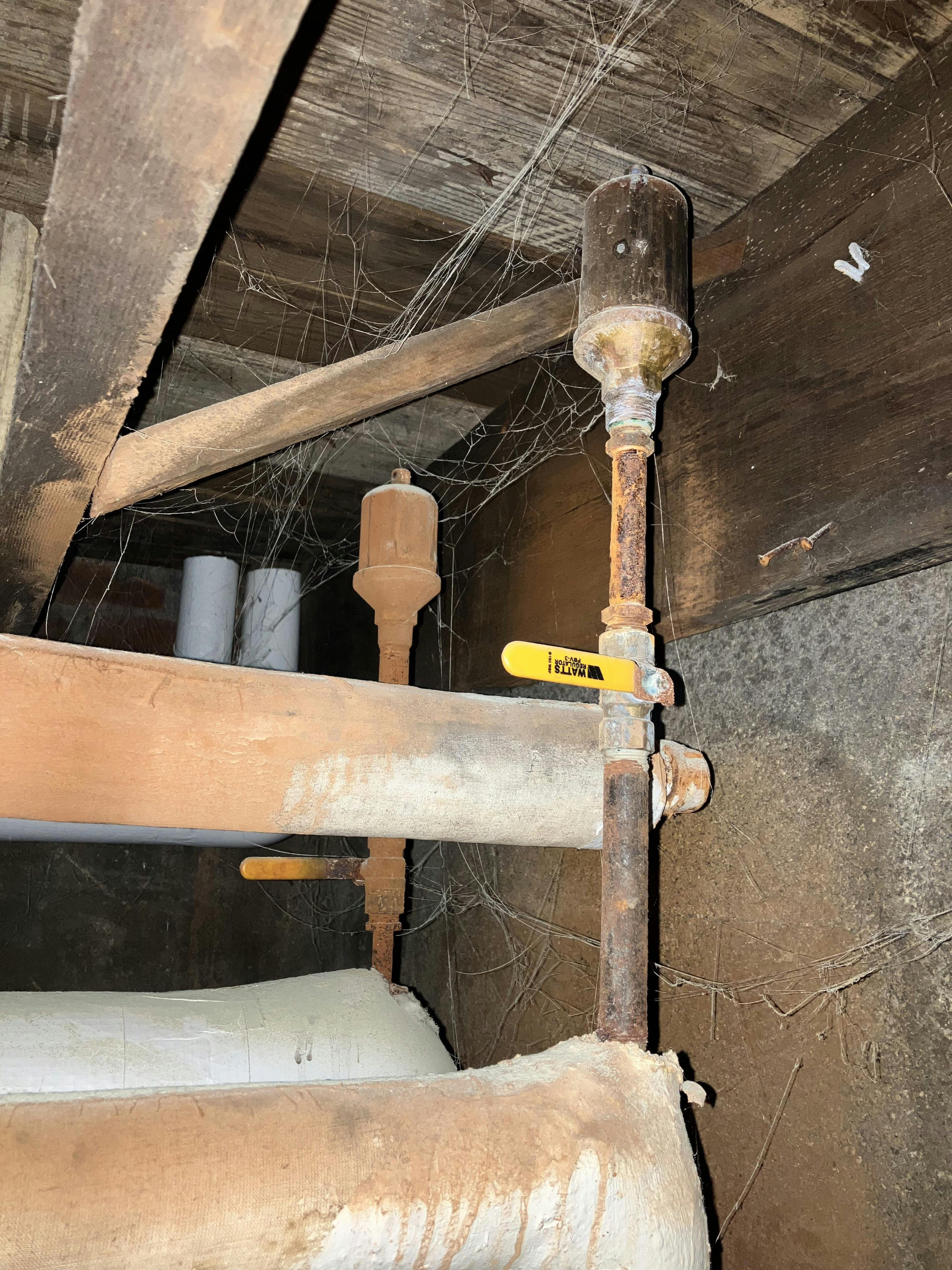 This picture shows what we found when we eventually got to the end of the supply main we were following.