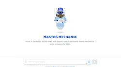 The Master Mechanic home screen.