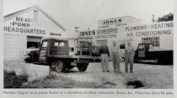 Heat Pump Headquarters as featured in CONTRACTOR&apos;s June issue of 1954.