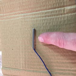 Floor sensor for mounting in the floating floor for accurate floor temp. Floor sensor for mounting in the floating floor for accurate floor temp.