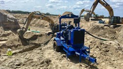 Cat machines on the job site. Cat machines on the job site.