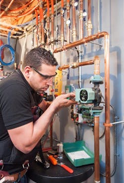 Circulator installation. Circulator installation.