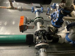 A simple valve and meter installation is needed to retrofit WINT to an existing water distribution system. A simple valve and meter installation is needed to retrofit WINT to an existing water distribution system.