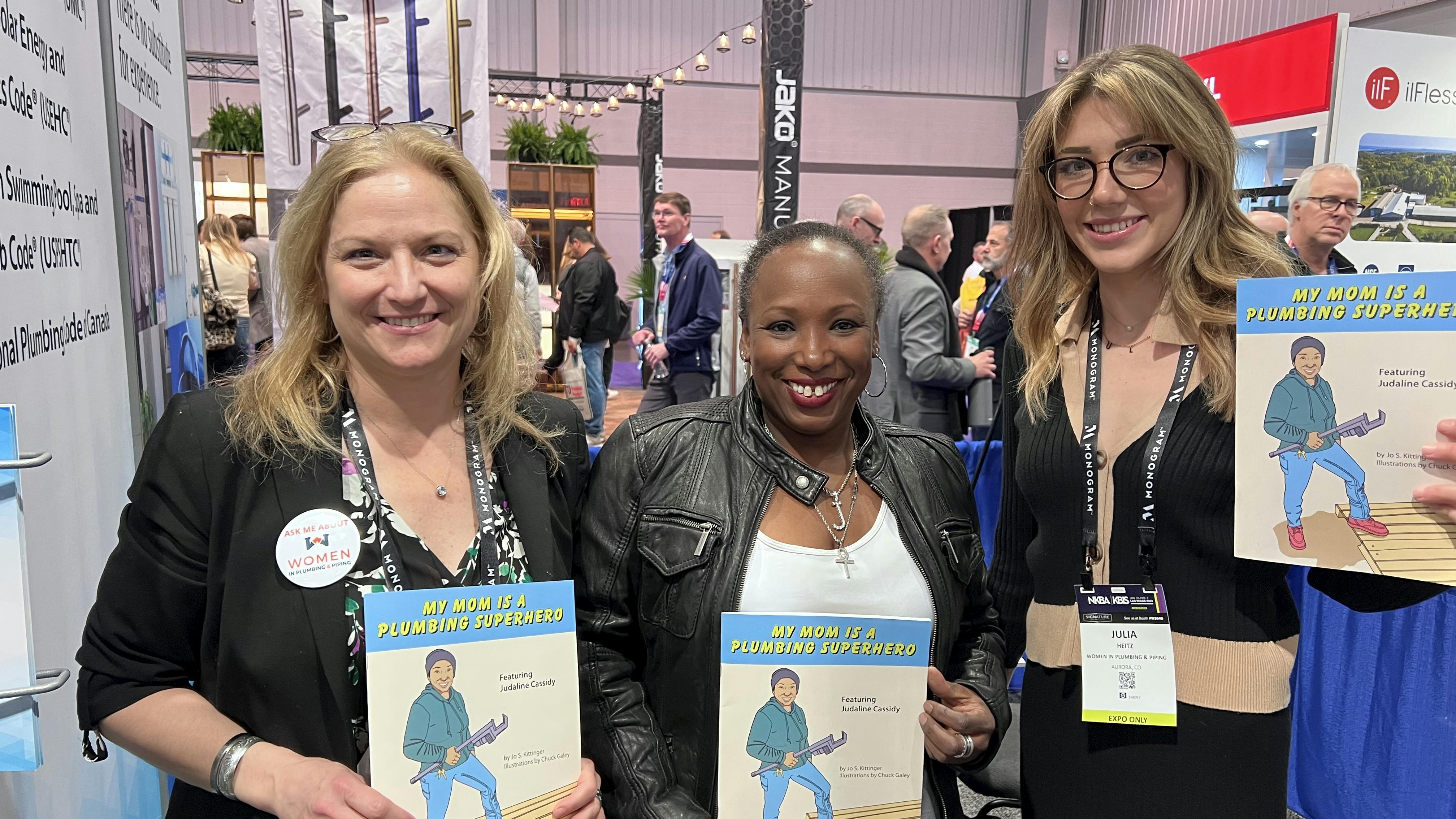 From left to right: Kim Bill (WiPP Executive Director), Judaline Cassidy (Founder of Tools & Tiiaras), Julia Hietz (WiPP Sponsorship Sales & Relations Specialist | Membership Coordinator)