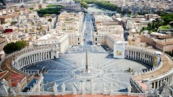 St. Peter's Square, Rome. St. Peter's Square, Rome.