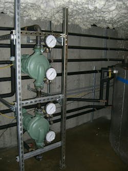 Solar circulators for pumping up to the roof-mounted collectors. Solar circulators for pumping up to the roof-mounted collectors.