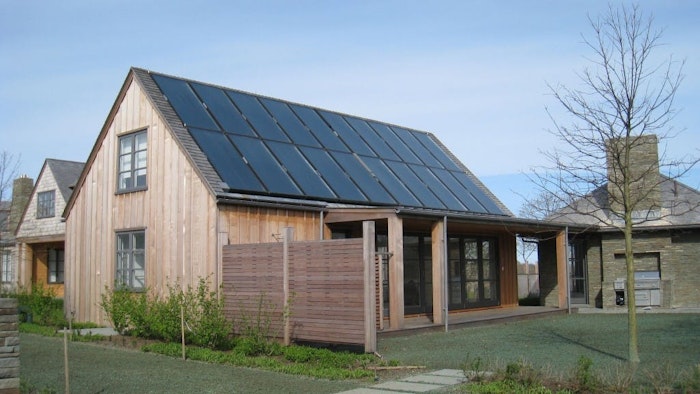 Martha's Vineyard's largest solar hot water array with 20 collectors.