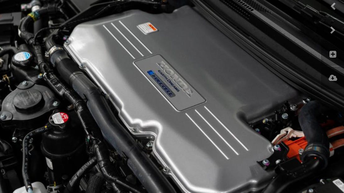 A Honda hydrogen fuel cell.