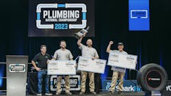Winners of the Elite Trades Championship Series Plumbing Competition, 2023. Winners of the Elite Trades Championship Series Plumbing Competition, 2023.